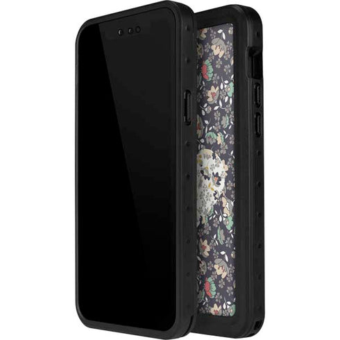 Floral Heart iPhone 15 Plus Waterproof Case